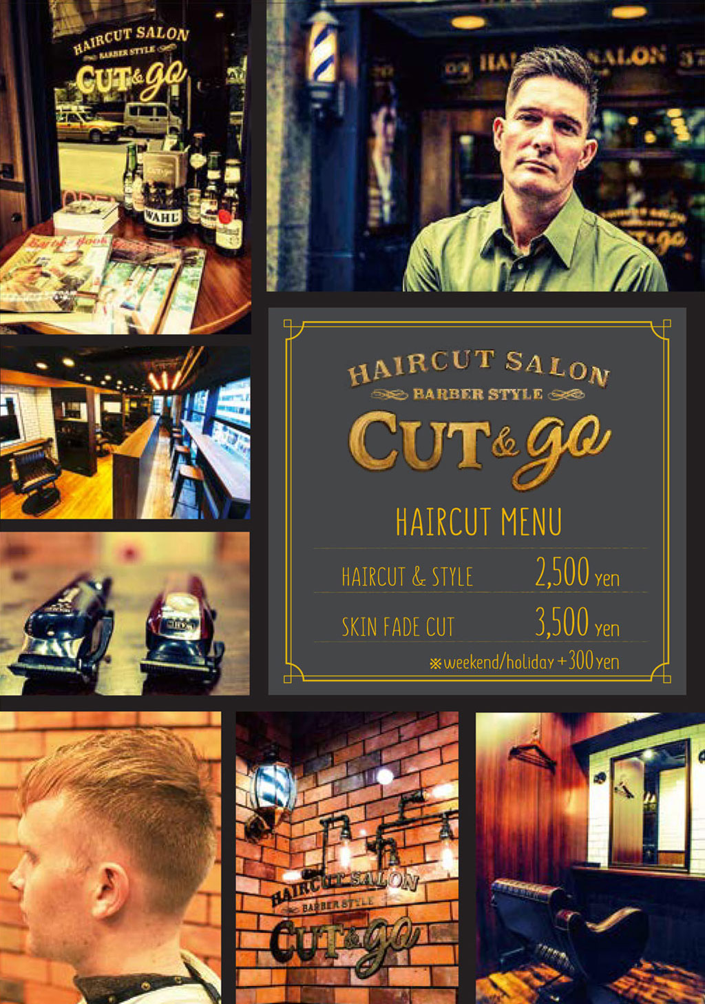 Cut and Go CUT&GO カットアンドゴー　1000円カット　1000円床屋　安い